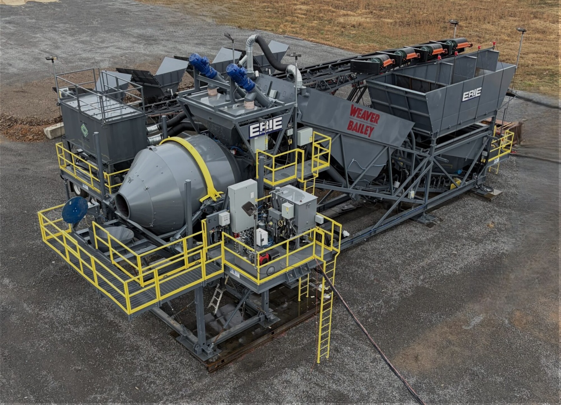 Split Mixer Concrete Plant